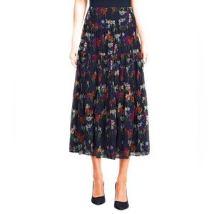 Lauran Ralph Lauran Navy Floral Skirt sizes 14,16